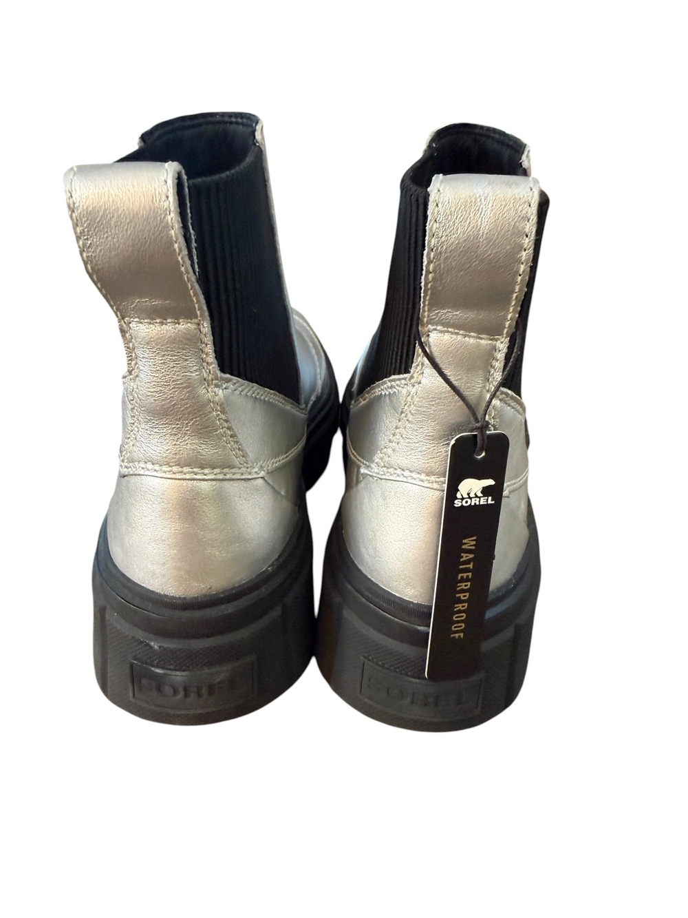 Sorel Caribou X Boots in Silver -Sz 8.5M - Picture 4 of 8